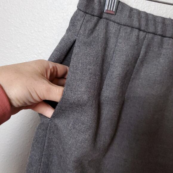 PENDLETON Virgin Wool Gray Pencil Skirt With Pockets Career Women's Sz 6 - Picture 3 of 6